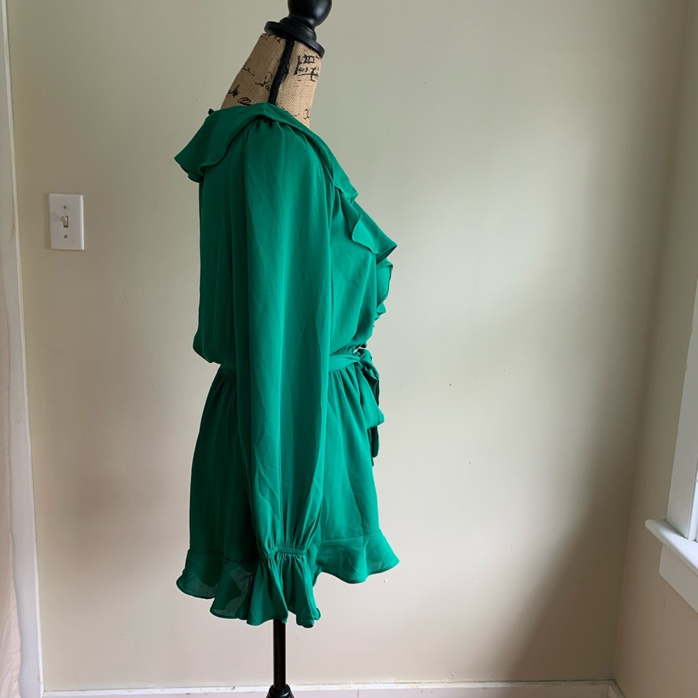 Do + Be 🔸 green long sleeve romper size L - Picture 7 of 10